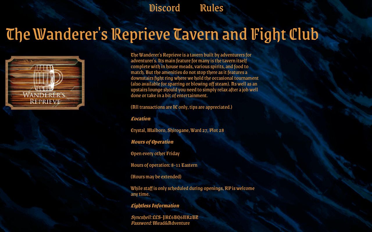 Reprieve Unit Wanderer's Reprieve